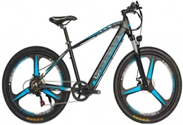 Fangfang Electric Bike Fangfang Electric Bikes, 27.5 inch Electric Bikes, 48V10A Mountain Bike Variable speed Boost Bicycle Men Women, E-Bike (Color : Blue)