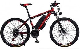 Fangfang Electric Bike Fangfang Electric Bikes, Adult 26 Inch Electric Mountain Bike, 36V Lithium Battery Electric Bicycle, With Car Lock / Fender / Span Beam Bag / Flashlight / Inflator, E-Bike (Color : A, Size : 24 speed)
