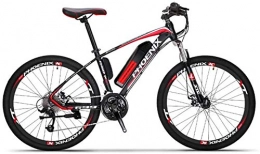Fangfang Electric Bike Fangfang Electric Bikes, Adult Electric Mountain Bike, 36V Lithium Battery, High-Strength Steel Frame Offroad Electric Bicycle, 27 Speed 26 Inch Wheels, E-Bike (Color : A)