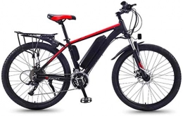 Fangfang Electric Bike Fangfang Electric Bikes, Electric Bicycle Adult Mountain Bike 36v 13ah Lithium-ion Battery 350w Motor 27 Speed Shifter Led Display 35km / h Portable Bicycle for Adults Men Women, E-Bike (Color : Red)