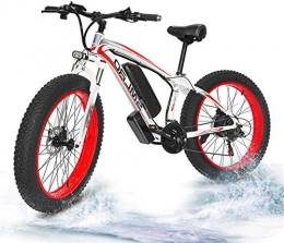 Fangfang Electric Bike Fangfang Electric Bikes, Electric Fat Tire Bike Powerful 26"X4" Fat Tire 500W Motor 48V / 15AH Removable Lithium Battery Ebike Moped Snow Beach Mountain Bicycle, Electric Bicycle for Adults, E-Bike