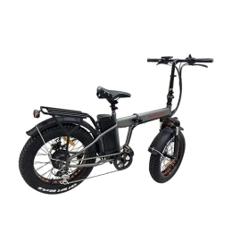 FstNiceTed Bike Fat Bike Foldable Electric Bike, Electric Bike for Adults, 36V 10Ah Gray