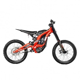 FGMGFTG Electric Bike FGMGFTG Powerful 5000W 60V Adult Off Road Electric Motorcycles Dirt Bike With Pedal E Electric Bicycle Ebike E-bike (Color : Red)