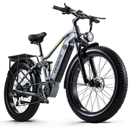 Ficyacto Electric Bike Ficyacto Electric Bike for Adults 26IN E Mountain Bike Ebike With 48V17.5Ah Lithium Battery, Fat Tires, Shimano 8 Speed, Rear Rack (RX80)