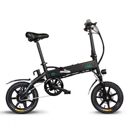 FIIDO D1 Ebike, Foldable Lightweight Aluminum Alloy Electric Bike For Adult, 250W 7.8Ah/10.4Ah Folding Electric Bicycle With Bike Pedals, Large Capacity Lithium-Ion Battery & Inflatable Rubber Tire