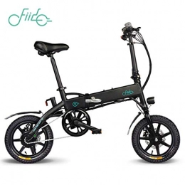 Fiido Bike FIIDO D1 Folding Electric Bike, Foldable Electric Bikes For Adults With 7.8Ah Battery Up To 30 Miles Folding Bike For Sports Outdoor Cycling Travel Work Out And Commuting(black)