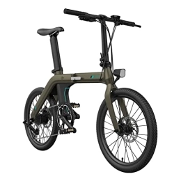 Fiido Electric Bike FIIDO D21 Folding Electric Bicycle 20 inch 250W 11.6AH Pedal City E-Bike for Adult with Headlingt and Tailight