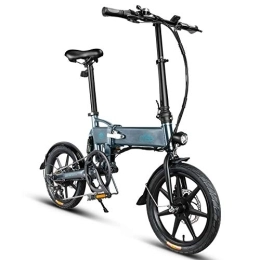 Fiido  FIIDO D2S Folding Electric Bikes for Adults Men Women Ebike Bicycle Urban Commuter Bike Scooter with Seat, 3 Riding Mode & 6-Speed Transmission, 250W Motor, 36V 7.8Ah Battery, 25km / h Grey【UK STOCK】