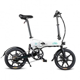 Generic Bike FIIDO D2s Variable Speed Electric Bicycle 7 5Ah 36V Aluminium Alloy 16 inch Foldable Mechanical Disc Brakes 250W Electric Bike@White_Czech Republic
