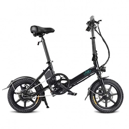 AivaToba Bike FIIDO D3 Folding EBike, 250W Aluminum Electric Bicycle with Pedal for Adults and Teens, 14" Electric Bike with 36V / 7.8AH Lithium-Ion Battery