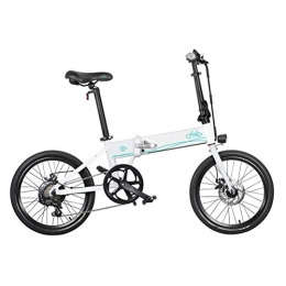 Fangteke Electric Bike FIIDO D4s Electric Bike, 20 Inches Folding Moped Bicycle with Pedal for Adults and Teens 80KM Mileage Range Electric Bicycle Maximum speed 25KM / h 10.4Ah 36V 250W Need to buy UK adapter