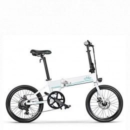 Fiido  FIIDO D4S Folding Electric Bicycle, 250w Motor, 3-speed Electric Power Assist, 6-speed Transmission System, 10.4AH Battery, 20-inch Tires, 30km / h top Speed, One-year Warranty