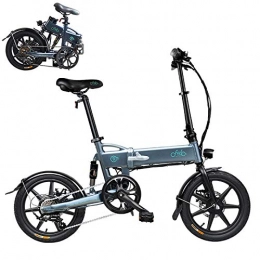 Fiido Bike FIIDO Foldable Electrics Bike Variable Speed Rear-Shock Absorber Three Work Modes Lightweight Aluminum Alloy Folding Bike Easy to Storage 16 Inch Wheels with Disc Brake Motor Electric Bicycles
