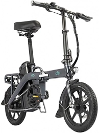 Fiido Bike FIIDO L3 folding electric bike for adults, 350W 14"electric bike with removable 48V 14.5Ah / 23.2Ah battery, 3-drive mode, 7-speed gearbox, 36 km / h, received within 5-7 days (Grau)