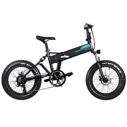 Fiido Bike FIIDO M1 Rechargeable Adults Electric Bicycle, Removable 3 Gears Aluminum Alloy Outdoor Foldable Vehicle, with 3 Riding Modes, Brushless Geared Motor - Black