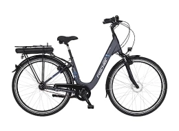  Bike FISCHER CITA ECU 1401 E-Bike Electric Bike, Anthracite Matt, 28 Inches, RH 44 cm, Front Motor 32 Nm, 36 V Battery