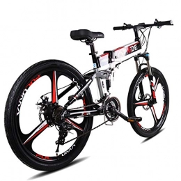 FJNS Bike FJNS Electric Mountain Bike Upgraded, 500W 26'' Electric Bicycle with Removable 48V / 12.5 AH Lithium-Ion Battery for Adults, 21 speed 7gear Transmiss ion, speed 33KM / H