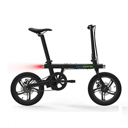 FJW Electric Bike FJW Unisex Folding Electric Bike - Portable and Easy to Storein Lithium-Ion Battery and Silent Motor Bike, Thumb Throttle with LCD Speed Display. for Commuter City
