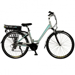 Ride  Flare Womens Lightweight Low Step Aluminium 700C Mid Drive Electric Hybrid City Bike