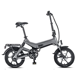 FMOPQ Electric Bike FMOPQ Folding Electric Bicycles16-Inch Foldable Ultra-Light Lithium Battery Dual Shock Absorber System Electric Bike (Color : E) (D)