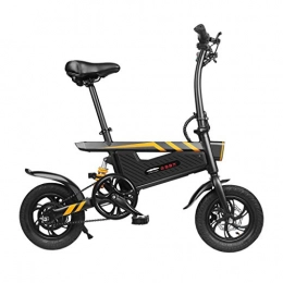 SZPDD Bike Foldable Electric Bicycle - Mini Portable Easy to Store 36V8ah Lithium Battery 16 Inch E-Bike Black