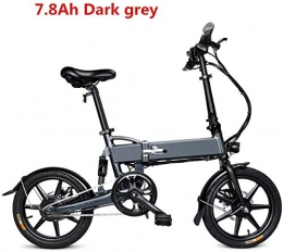 Drohneks Electric Bike Foldable Electric Bike Aluminum, 16 Inch Electric Bike for Adults E-Bike with 36V 7.8AH Built-in Lithium Battery, 250W Brushless Motor and Dual Disc Mechanical Brakes