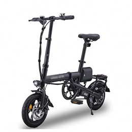SYH Electric Bike Folding Bicycle, Folding Bicycle Electric Resistance of 35 Km, Speed of 25 K / H, Dual Disc Brakes, Suitable for Storage And Transport, Can Replace The Charging Treasure