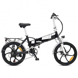 Folding Ebike,55-75KM Cruising Range,20'' Electric Bike 350W Aluminum Electric Bicycle for Adults And Teens,0.15 Cubic Meters Occupied Area,Black,A