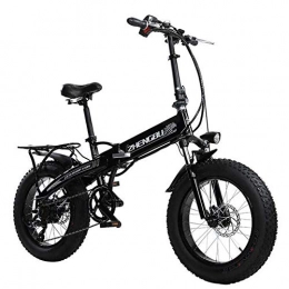GXF-electric bicycle Electric Bike Folding electric bicycle 48V lithium battery beach snow big tire long-distance running battery car 3 mode shifting 350W electric boost 25KM / H, cruising range 60-80KM