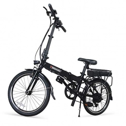 jinclonder Electric Bike Folding Electric Bicycle, Mini Small Scooter Bike Mate, Lithium Battery Adult Men And Women Ultra Light And Convenient E-bike, Boosting Mileage Up To 50 Km, 153 56 112cm