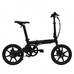 GJJSZ Bike Folding Electric Bike 16" Wheels Motor 3 Kinds of Riding Modes 5 Gears