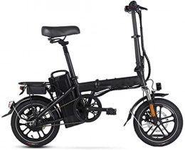 Capacity Bike Folding Electric Bike 400W Assisted Electric Bicycle with 48V 25A Removable Lithium Battery and Shock Absorber, for Adults and Teenagers City Commute