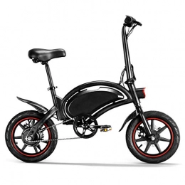 MJYK Electric Bike Folding Electric Bike Adult Portable Easy to Store in Caravan, Motor Home, Boat, Short Charge Lithium-Ion Battery and Silent Motor eBike