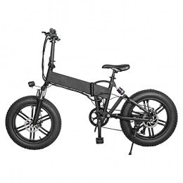 TGHY Electric Bike Folding Electric Bike Adults Ebike 20" Fat Tire Dual Shock Absorption 500W Motor Removable 36V 10.4Ah Lithium Battery Pedal Assist Disc Brake City Commuter Bicycle
