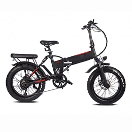 WHBSZCDH Electric Bike Folding Electric Bike Ebike, 20'' Electric Bicycle with 13.6AH Removable Lithium-Ion Battery, 48V 750W Motor and Smart Adjustable Speed, for Adults