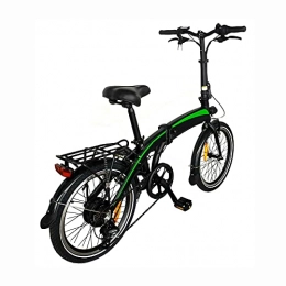 WHBSZCDH Electric Bike Folding Electric Bike Ebike, 20'' Electric Bicycle with 7.5AH Removable Lithium-Ion Battery, 36V 250W Motor and Smart Adjustable Speed, for Adults