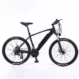 Macro Bike Folding Electric Bike, for Adult 26" PremiumFull Suspension Electric Bicycle with 350W Motor, Removable 36V 10Ah Battery Electric Bike, 7-speed Gear, Black