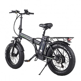 WBYY Electric Bike Folding Electric Bike for Adults, 20'' Electric Commuter Bicycle with 15AH Lithium-Ion Battery, 48V 500W Motor and Smart Adjustable Speed