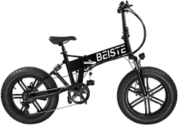 Venyss Bike Folding Electric Bike for Adults 20" Fat Tire Mountain Beach Snow Bicycles Aluminum, 30km / 19 Miles of Pure Electric Riding, Shimano 7 Speed Gear E-Bike with Detachable Lithium Battery 48V