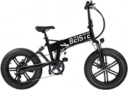 Venyss Electric Bike Folding Electric Bike for Adults 20" Fat Tire Mountain Beach Snow Bicycles Aluminum, 30km / 19 Miles of Pure Electric Riding, Shimano 7 Speed Gear E-Bike with Detachable Lithium Battery 48V12.8A