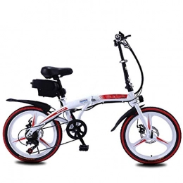 Macro Electric Bike Folding Electric Bike for Adults 250W Brushless Motor 20'' Eco-Friendly Electric Bicycle with Removable 36V 8AH Lithium-Ion Battery 7 Speed Shifte Disc Brake
