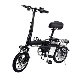 Ashey Bike Folding Electric Bike with 48V 12AH Lithium Battery 350W High-Speed Motor for Adults -Black