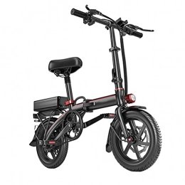 GKMM Bike Folding Electric Bikes for Adults with GPS, 350w Lightweight Electric Mountain Bicycle, with Removable Large Capacity Battery, 40-160km Long-distance Driving