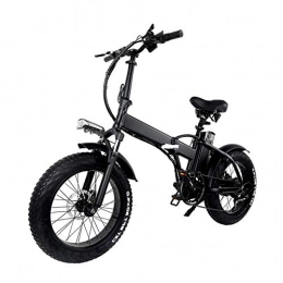 MJYK Bike Folding Variable Speed Bikes, Electric Bike 20x4 Inch Auminum Foldable Electric Bikes 48V Large Cpacity Battery Electric Bike, for Mens Outdoor Cycling Travel Work Out And Commuting