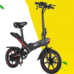 FREEGO  Freego Electric Bike for Adults, Foldable Electric Bicycle Commute Ebike with 350W Motor, 14 inch 36V E-bike with 10.0Ah Lithium Battery, City Bicycle Max Speed 25 km / h, Power Assist Electric Bicycle