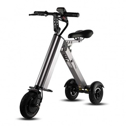 FREIHE Electric Bike FREIHE Portable folding electric lithium battery bicycle mini adult male and female electric pedal three-wheel stable double shock absorber with mudguard single 250W 36V 8inchScooters