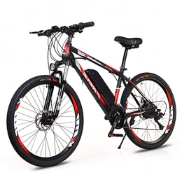 FRIKE Mountain Bike Electric Mountain Bike 26 Inch 250W Electric Bike With 36V 8Ah Removable Lithium Battery,21-speed，charging Range Up To 35-50km
