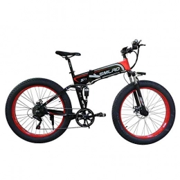 Fslt Bike Fslt 1000W Motor 14AH Battery 26 inch Fat Tire Electric Bike Electric Bicycle-1000W_14AH_Red