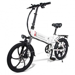 Fy-Light Bike Fy-Light Samebike 20LVXD30 Electric Moped Bicycle 20 Rechargeable Folding E-bike with 350W Motor Remote Control