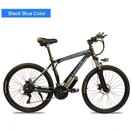 FYJK Electric Bike FYJK Electric Mountain Bike with Removable Large Capacity Lithium-Ion Battery, blackblue36V350W10AH